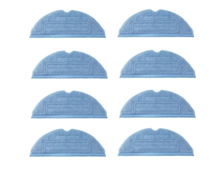 8pcs mop pad para xiaomi roborock vacuum mop rags mop panos peças