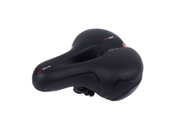 Sillín De Bicicleta Cómodo Con Absorción De Impactos Ajustable, Suave Universal, Para Mujeres Y Hombres, Rojo Primavera