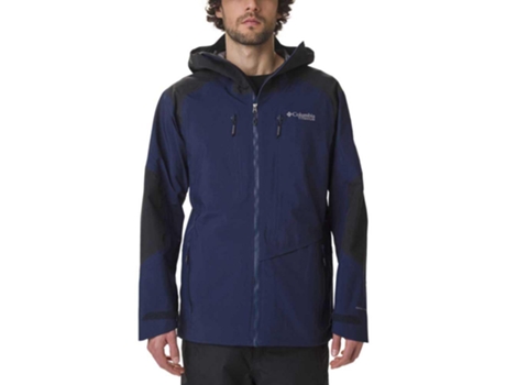 Abrigo para Hombre COLUMBIA Snow Rival Shell Azul para Esquí (S)