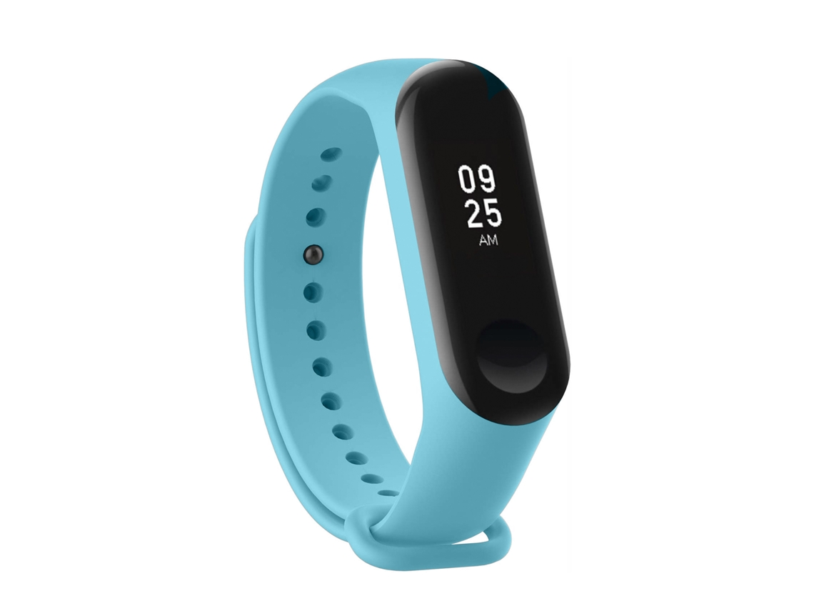 Correa de silicona compatible con Xiaomi Band 25x1x2 cm. Azul claro Dam