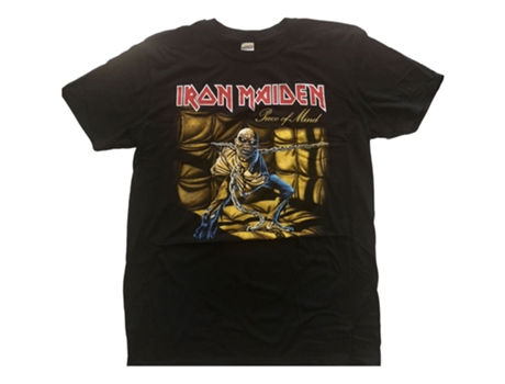 Camiseta ROCK OFF Iron Maiden - Piece Of Mind Negro (Talla: L)