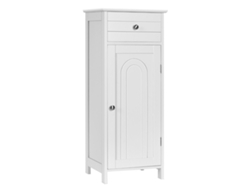 Mueble de baño de pie con cajón, 35,6 x 30,5 x 88 cm, blanco, NORTHIO