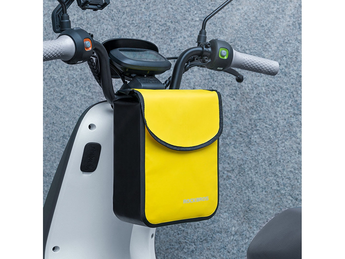 Bolsa Para Manillar De Bicicleta Impermeable Rockbros 4.5l Bolsa Delantera Para Mtb Carretera Bicicleta Eléctrica Scooter