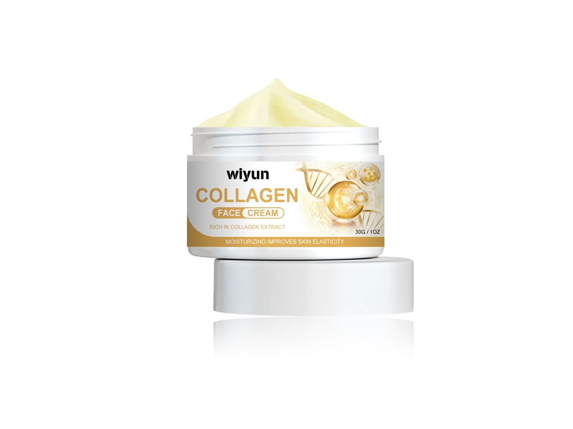 Crema de colágeno de alta absorción e hidratación eficaz.