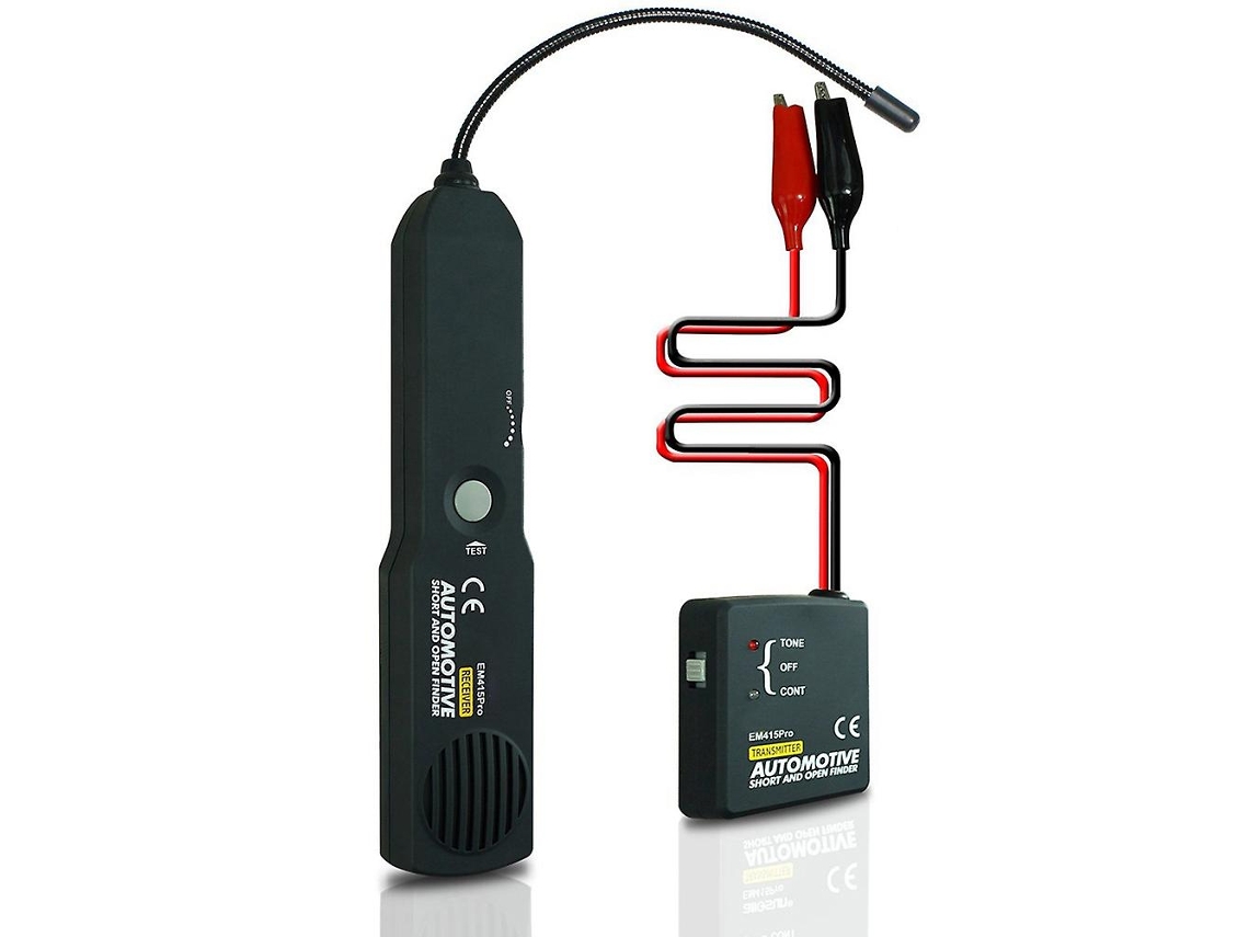 Detector De Circuitos Automotriz Para Cableado Cortado Abierto Sondeo Flexible 6-42v Em415pro