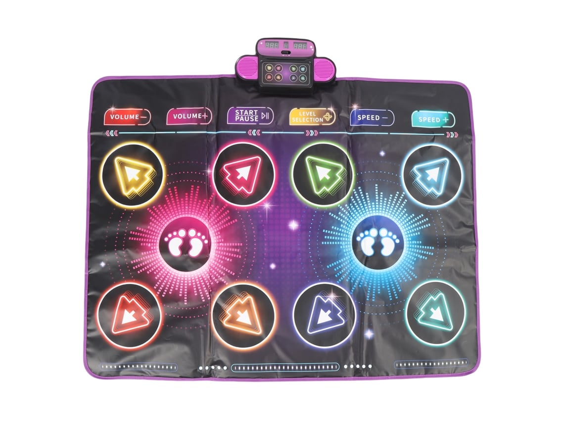 Rebe-alfombra De Baile Electrónica Con Música Integrada, Juego Interactivo Dual Para Niños, Alfombra De Juego De Baile Para Uso Hogar