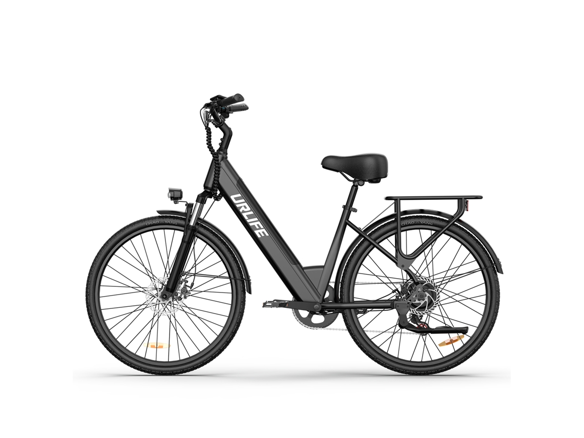 Bicicleta Eléctrica Urlife E26 Para Adultos, 250 W, Batería Extraíble De 36 V Y 13 Ah, 25-32 Km/h, Doble Autonomía De 60/80 Km, Cambio Shimano De 7 Ve