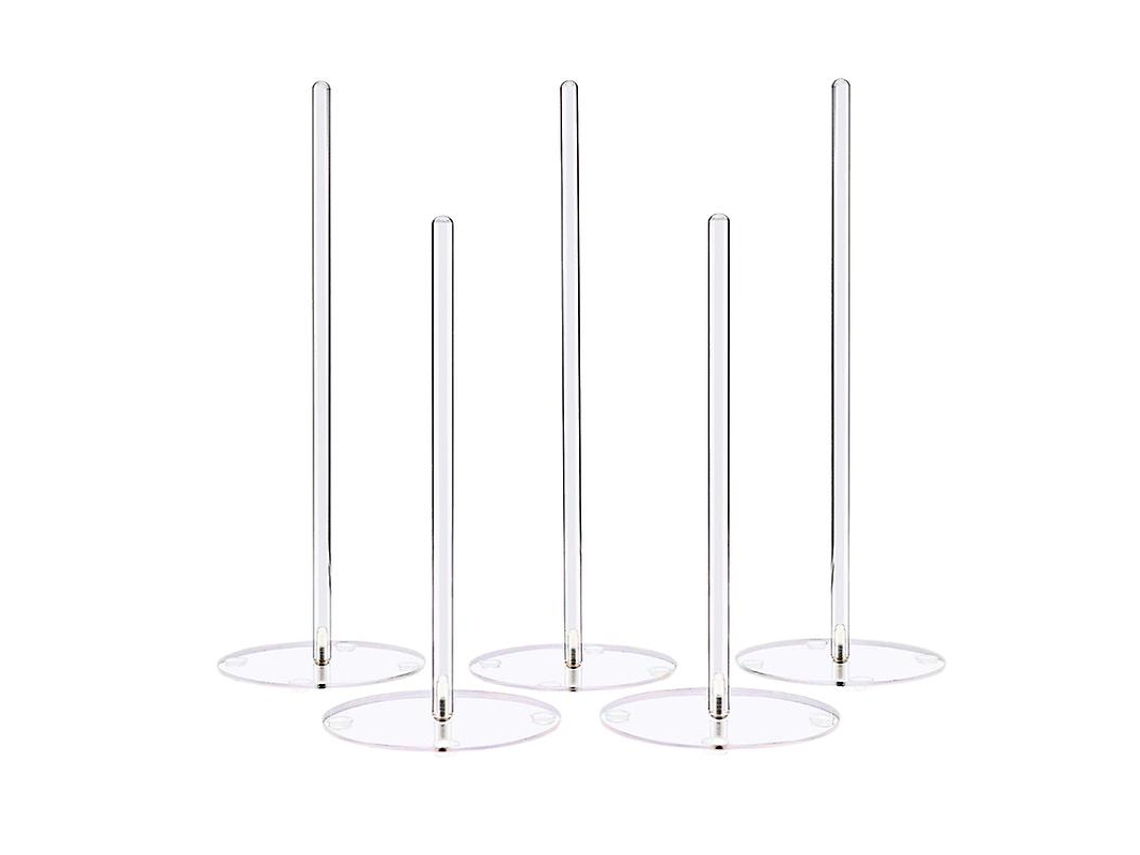 5 piezas soporte de donut acrílico ALLINLESS