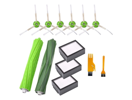 Escovas de rolo lateral de filtros para irobot roombai e5 e6 e7 i7+/i7 plus