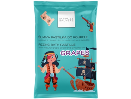 GABRIELLA SALVETE Pastilla de Baño Fizzing Grapes 40 gr