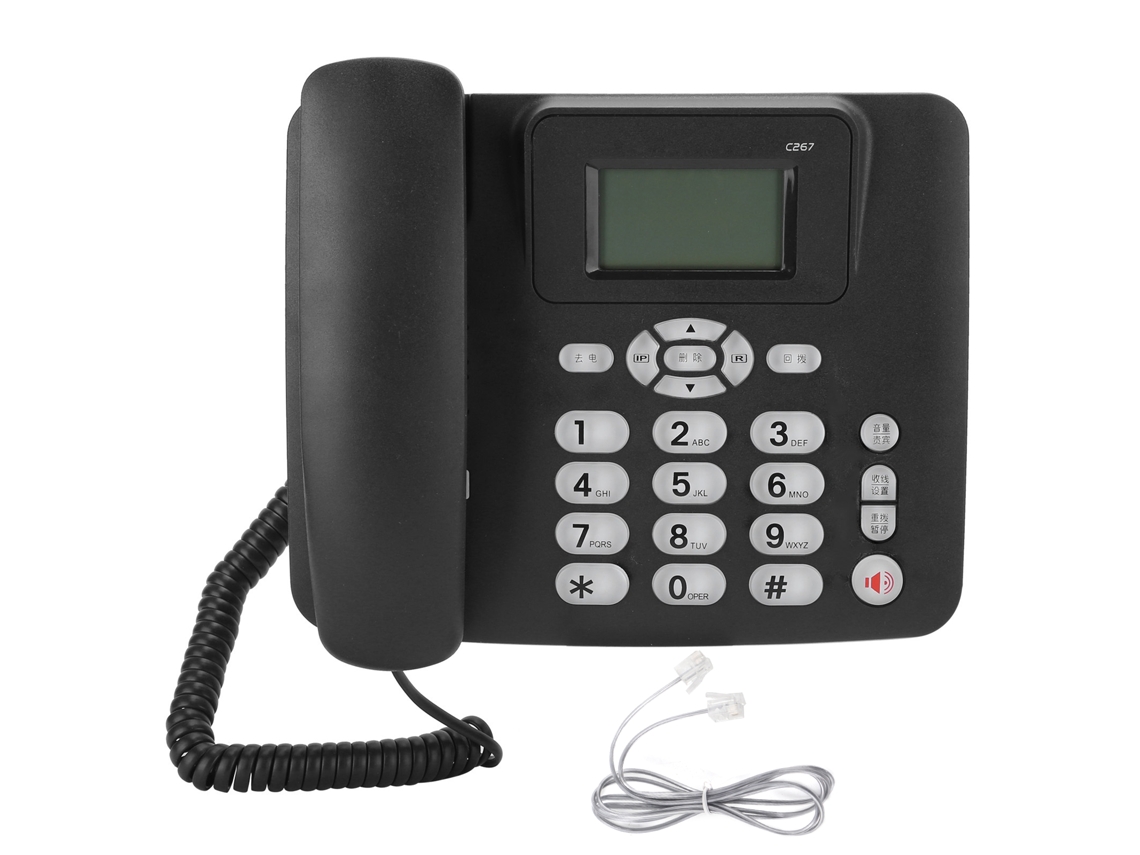 Teléfono fijo (admite extensión, interfaz dual)