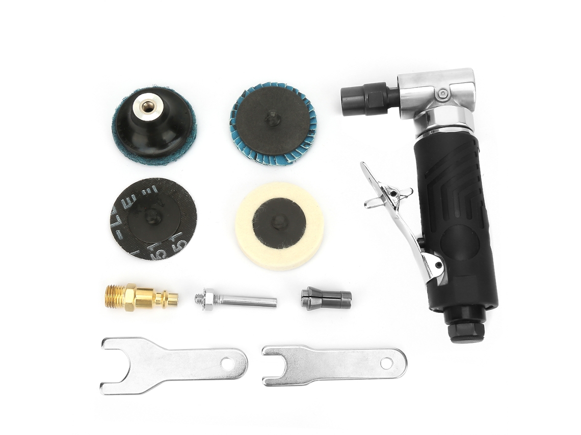 Amoladora Neumática De Ângulo De 90 Graus 1/4'' Bsp Máquina De Polimento Aire 20000rpm