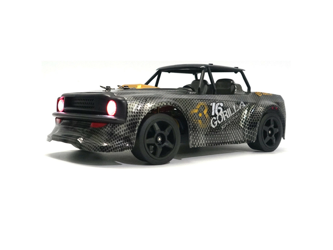 Tres Bateríassg Pinecone Forest 1604 Rtr Brushless 60km/h Varias Baterías 1/16 2.4g 4wd Rc Car Luz Led Drift Vehículos Proporcionales Modelo