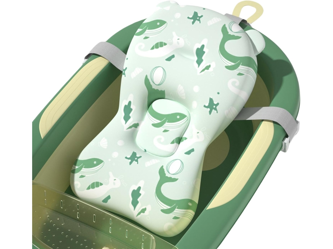 Cojín De Baño Para Recién Nacidos Con Correas Ajustables Y Función Antideslizante Para El Bebé.
