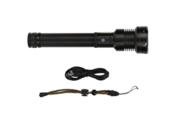 2026-linterna Led Recargable Con Cob Zoom Telescópico Carga Usb Luz Portátil Blanca Y Roja