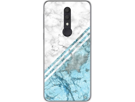Carcasa Alcatel 1X (2019) TUMUNDOSMARTPHONE Mármol 02 Multicolor