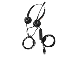 Auriculares Usb Para Centros De Llamadas Con Micrófono Ligero Y Cancelación De Ruido.