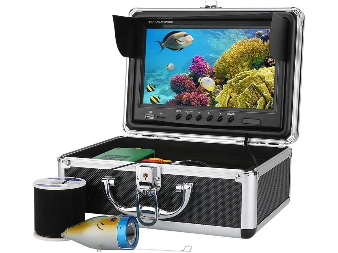 Para Pesca En Hielo, Pesca En Lagos Y Pesca Desde Embarcaciones: Grabadora Dvr De 9 Pulgadas Y 1000 Tvl.