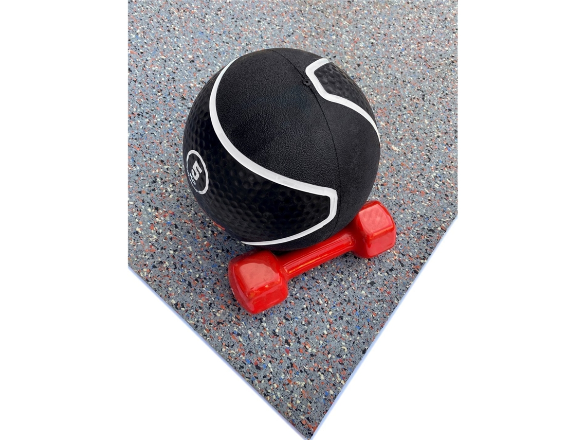 Tapete de Ejercicio e Fitness especial para Ginásios | EPDM GRIS | Base GRIS 4 mm 1'25m (Ancho) x 12m (Largo)