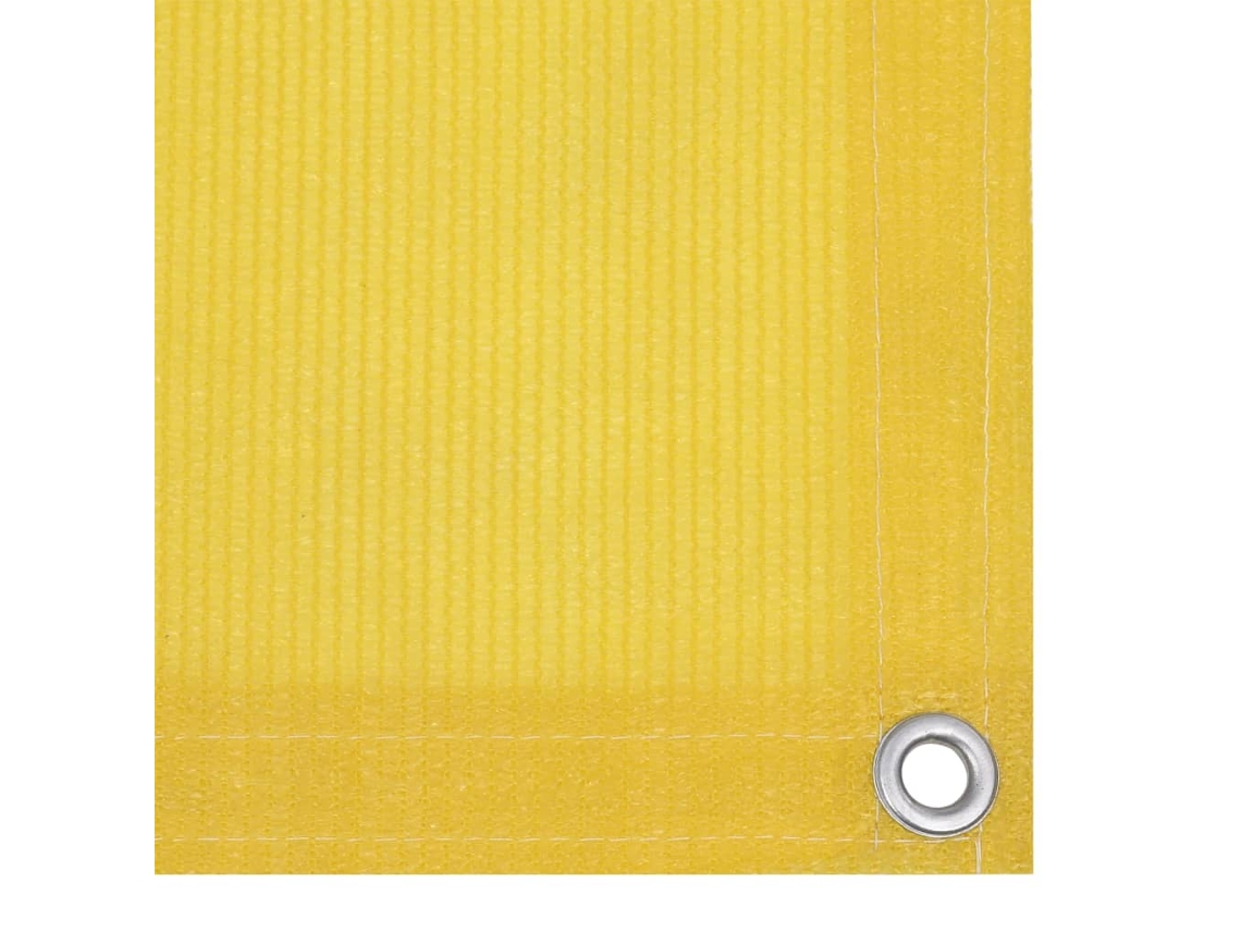 Maison Exclusive - Toldo Para Balcón Hdpe Amarillo 90x500 Cm