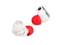 (3,5 Mm Sin Micrófono Blanco) Auriculares Inalámbricos, 7 Hz, Controlador Dinámico De 10 Mm, Metal.