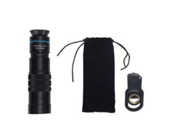 Lente Telescópio Para Móvel Monocular 10x Zoom Clip Portátil Para Teléfonos Inteligentes