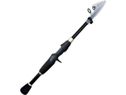 Caña De Pescar, Telescópica Corta Carbono 1,6/1,8/2,1/2,4 M, Blanca/negra, Equipo Baitcasting, Prueba Señue...