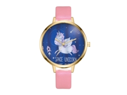 Reloj De Cuarzo Para Mujer Zhoulianfa Zlf00195-j Con Correa De Cuero Rosa: Moderno Y Elegante.