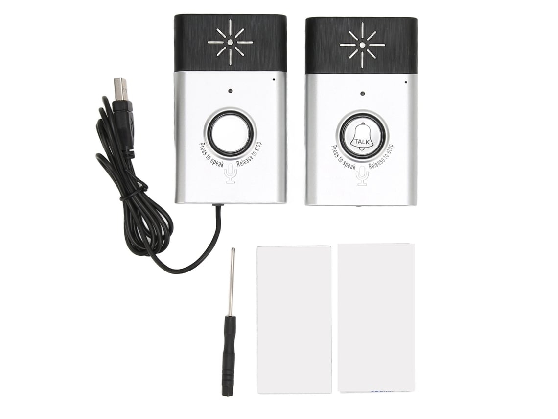 Intercomunicador Inalámbrico Bidireccional De 467 Mhz Para Seguridad Del Hogar Brilvibera_ptg