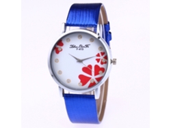 Elegante Reloj De Cuarzo Para Mujer, Estilo Cristal Templado, Aleación De Oro Rosa.