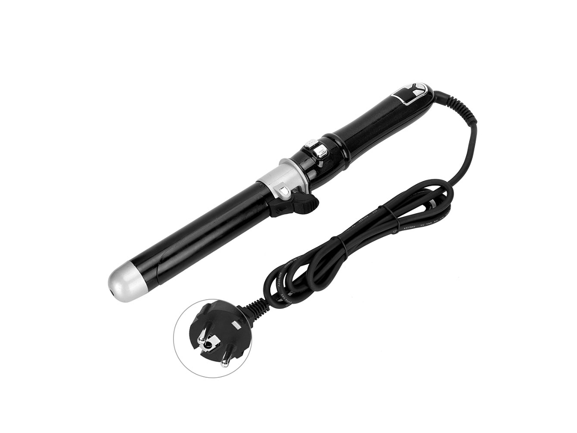 Plancha De Rizado Eléctrico Con Control De Temperatura Lcd 32mm Plug Eu 220v Herramienta De Peinado Y Estilismo