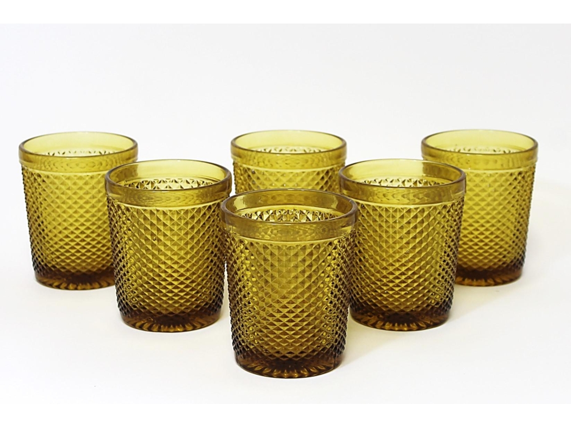 Set de 6 vasos My Glass Boquillas Amber 310 ml