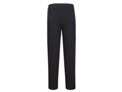 Pantalones premamá elásticos: comodidad y estilo para uniformes - Negro / XXL