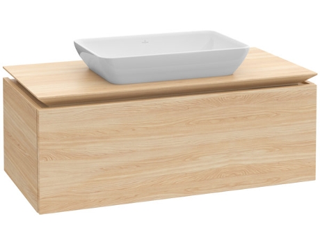 Villeroy &amp Boch Legato Vanity unit B704 1000x380x500mm lavabo central iluminación LED
