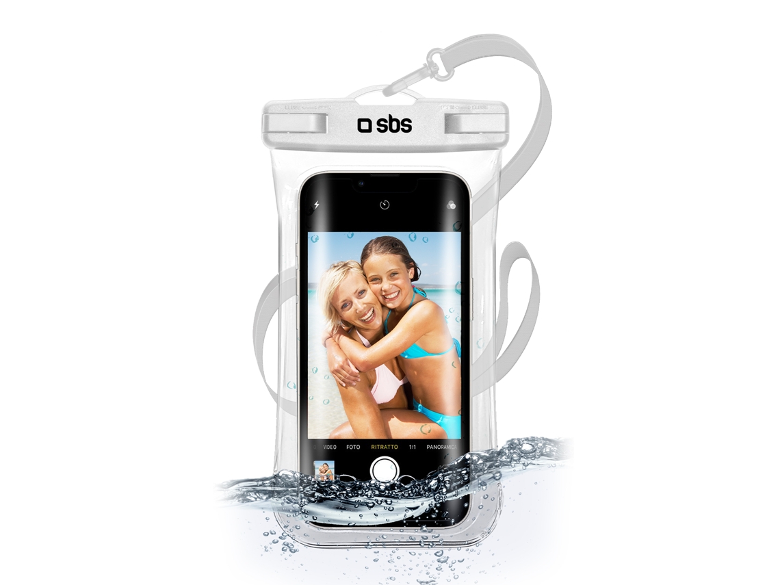 Bolsa Universal 6.8'' SBS Waterproof IPX8 Blanco