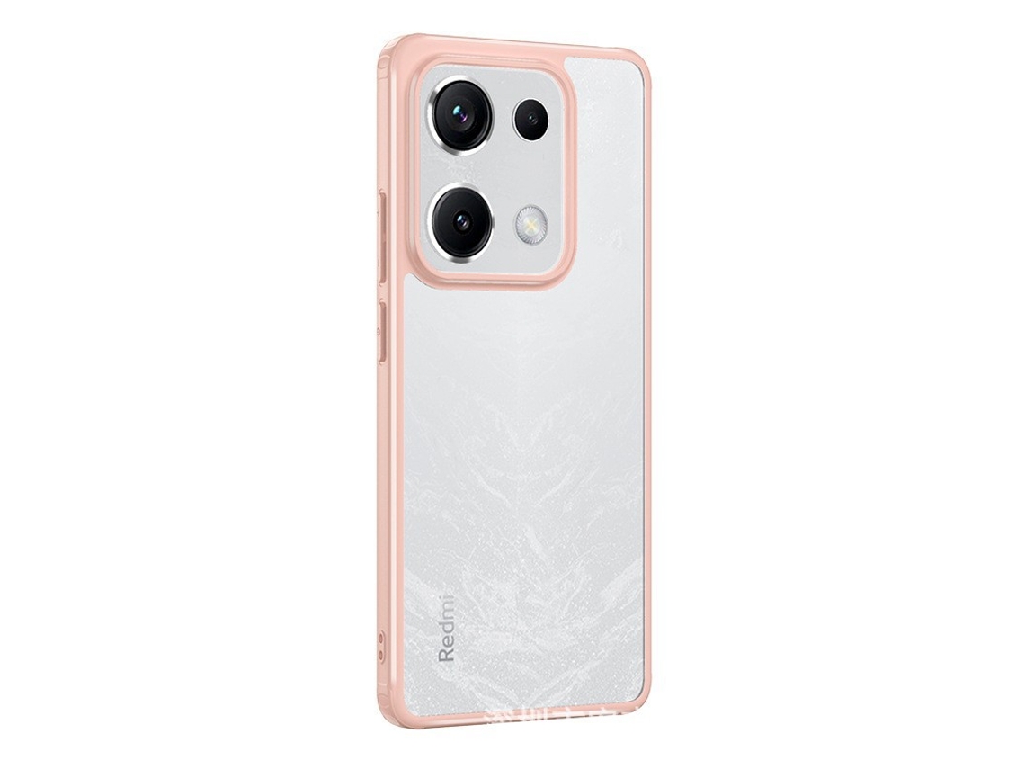Capa Fosca Para Celular Com Textura Semelhante À Pele, Para Proteção Contra Quedcapa Única Rosa - Xiaomi 17
