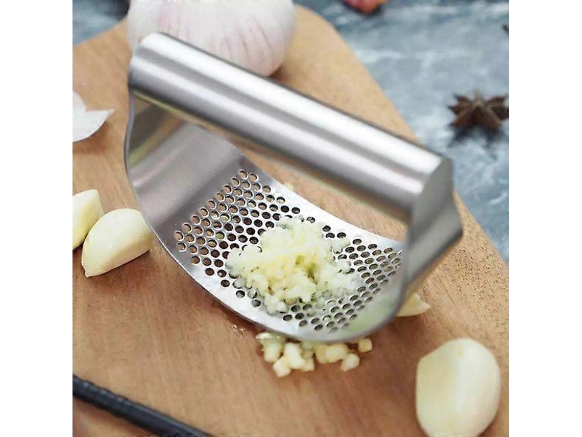 Prensa de ajos manual de acero inoxidable, molinillo de ajos, utensilio de cocina Rosewell