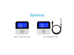 Medidor De Temperatura Y Humedad Wi-fi Con Control Por Aplicación, Pantalla Lcd De 2,9 Pulgadas, Alarma Para El Hogar.
