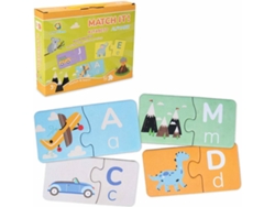 Puzzle 2D AMBARSCIENCE Match it! Alfabeto (Edad Minima: 3 años)