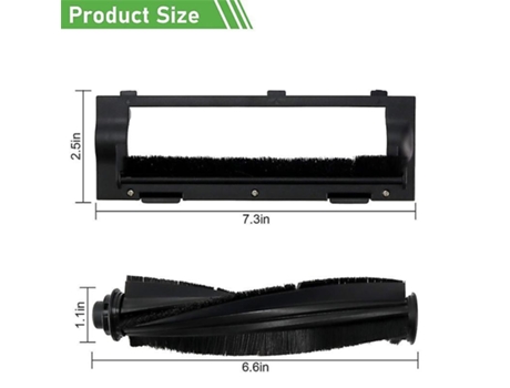 Peças de reposição escova de rolo escova lateral filtros hepa para tubarão s87