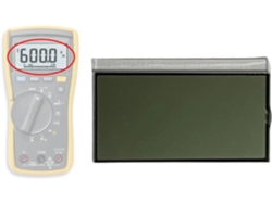 Pantalla Lcd De Repuesto Para Multímetros Digitales 115, 113, 114, 116, 117 Y 115c.