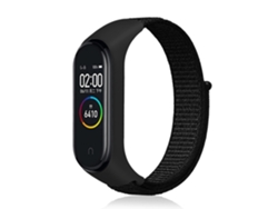 Correa de nailon para reloj inteligente Xiaomi Mi Band 3/4 (negro)