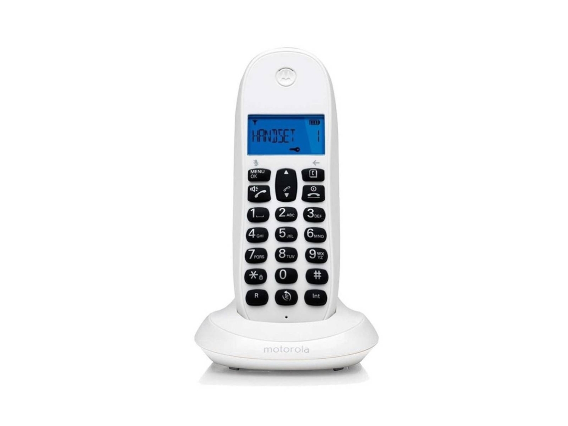Teléfono fijo inalámbrico Motorola C1001cb blanco