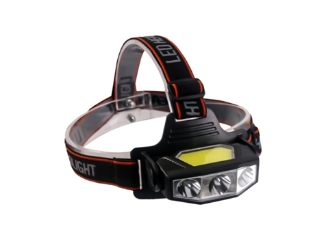 Linterna frontal LED, linterna frontal ultraligera con sensor brillante, luz frontal USB liviana, linterna frontal impermeable (negro) YIZHOOD