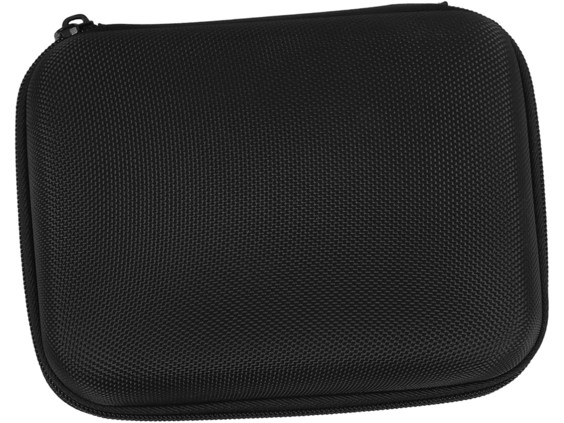 Bolsa organizadora digital de EVA negra para auriculares y cables, ideal para viajes y accesorios. Gokoco