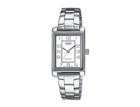 Reloj CASIO Mujer (Metal - Plateado)