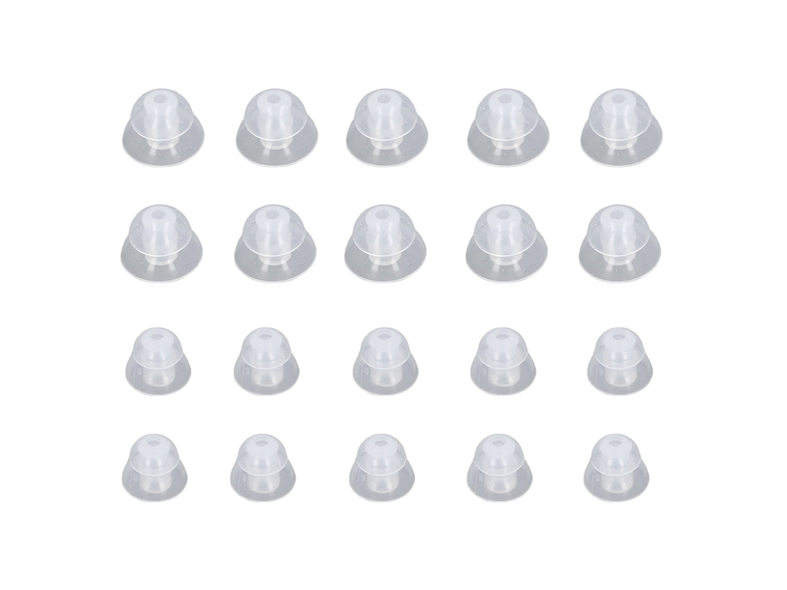 20 Piezas De Tapones De Silicona Para Los Oídos De Repuesto Para Audífonos Sound Aid, Suaves Y Cómodos, De Bolsillo, Grandes Y Pequeños