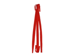 Bolsa Roja Para Coleta Con 3 Tubos, Poliéster Limpio Y Fácil De Trenzar.