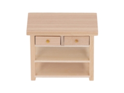 Dan26-armario De Baño En Madera De Abedul Para Casa De Muñecas 1/12, Mueble Miniatura Vintage Exquisito Diy Multifuncional