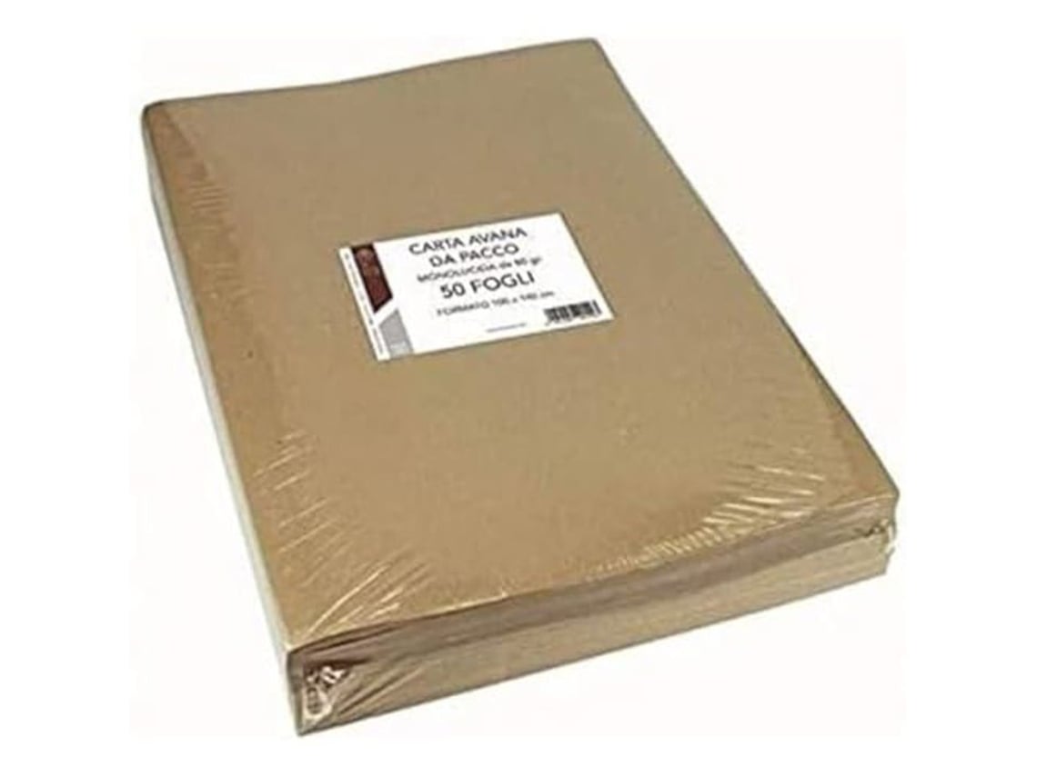 FLORIO Papel De Regalo Paquete De 50 Hojas Habana 80 G140 X 100 Cm